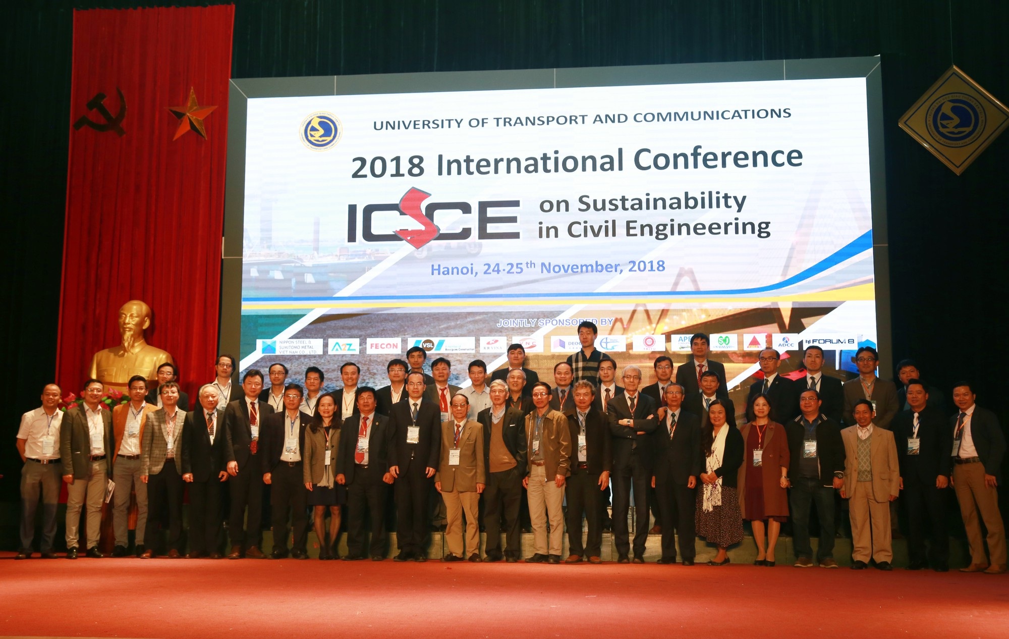 Hội nghị ICSCE 2018: Hội tụ các nhà khoa học hàng đầu thế giới lĩnh vực xây dựng công trình - 1
Các nhà khoa học quốc tế dự Hội nghị ICSCE 2018 tại trường ĐH Giao thông vận tải