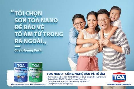 Hành trình 10 năm phát triển của bộ đôi sản phẩm sơn trang trí - 1
Xuất hiện lần đầu năm 2008 với TOA NanoShield – sơn nước ngoại thất cao cấp sử dụng công nghệ Hybrid Nano – công nghệ mới và nổi trội vào thời điểm này. Sau thành công của sản phẩm ngoại thất, năm 2009, bộ đôi TOA Nano hoàn thiện với sản phẩm nội thất cao cấp TOA NanoClean, sản phẩm nổi bật với tính năng kháng khuẩn 99.9% nhờ công nghệ Silver Nano.