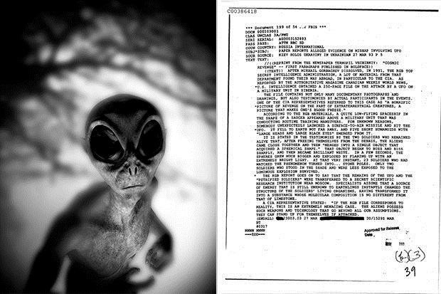 CIA tiết lộ bí ẩn cuộc tấn công của lính Liên Xô vào người ngoài hành tinh - 1 CIA vừa tung tài liệu giải mật nói về một cuộc va chạm giữa Liên Xô và người ngoài hành tinh.
