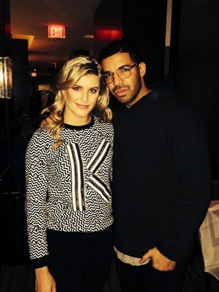Cuộc sống sang chảnh của “công chúa quần vợt” Eugenie Bouchard - 2 Eugenie Bouchard là bạn thân của Drake