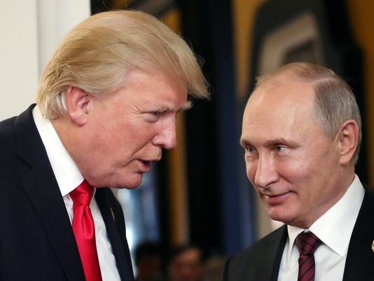 Tổng thống Putin tiết lộ điều sẽ nói với ông Trump tại G20 - 1
Tổng thống Mỹ Donald Trump (trái) và người đồng cấp Nga Putin. (Ảnh: EPE)