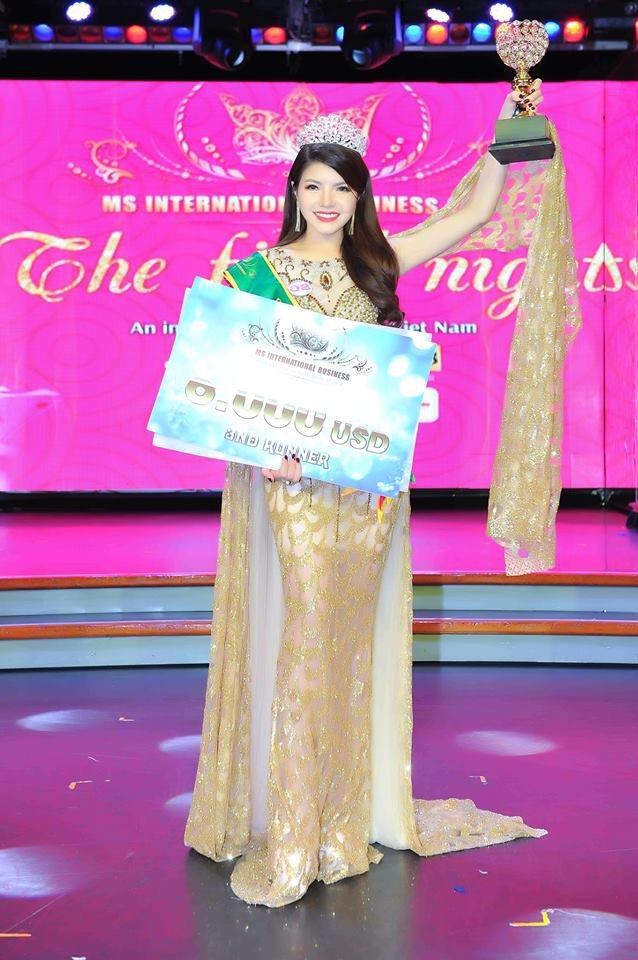 
Á hậu 3 trong cuộc thi Hoa Hậu Doanh Nhân Quốc Tế 2018 tổ chức tại Nhật Bản
