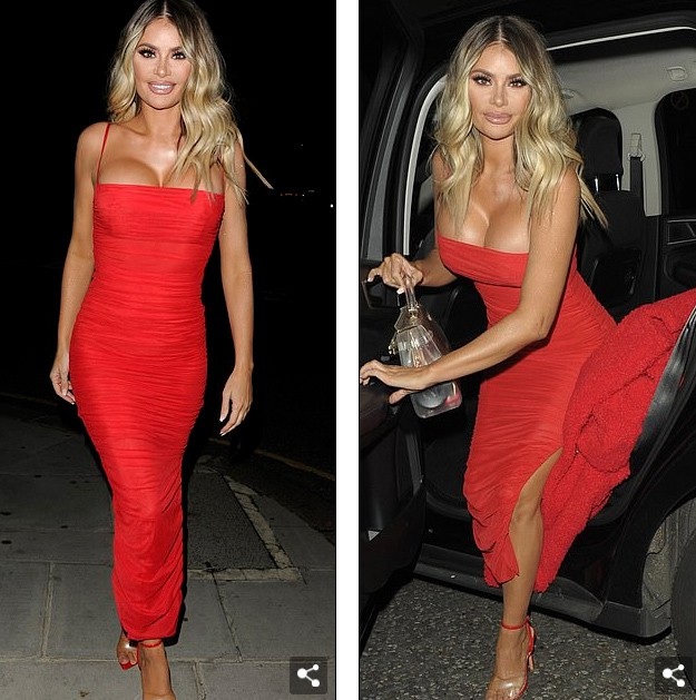 Chloe Sims khoe ngực khủng đón tuổi mới - 2
Sao truyền hình thực tế diện váy đỏ khơe ngực khủng