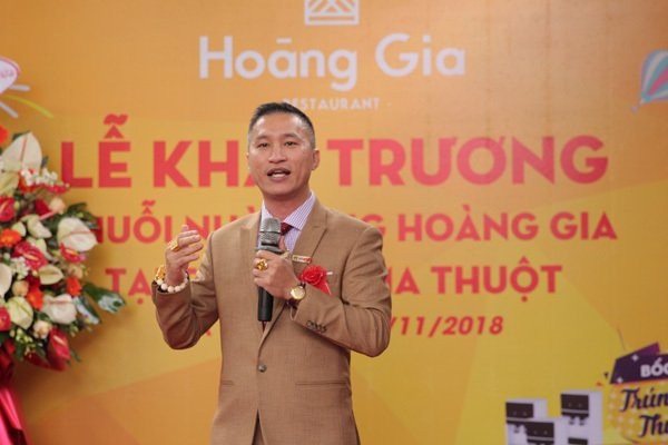 Tập đoàn Hoàng Gia - khát vọng vươn tầm quốc tế - 1 Ông Đỗ Thanh Tâm - Chủ tịch Hội đồng quản trị Tập đoàn Hoàng Gia kiêm phó chủ tịch HDQT Công ty truyền hình thực tế HDTV phát biểu tại buổi lễ.