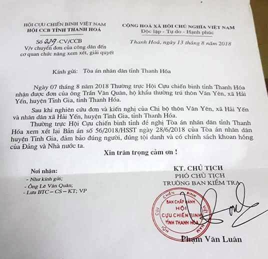 Hàng nghìn người dân tập hợp chữ ký xin giảm án cho nguyên chủ tịch xã tại Thanh Hoá! - 1 Hàng nghìn người dân tập hợp chữ ký xin giảm án cho nguyên chủ tịch xã tại Thanh Hoá! - 1