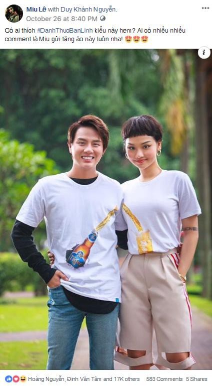 Chỉ ngẫu hứng nhưng đây mới là version "Mình yêu từ bao giờ" đỉnh nhất của Miu Lê - 10
Không ngại khoe áo cặp “chất hơn nước cất” trong mọi hoàn cảnh