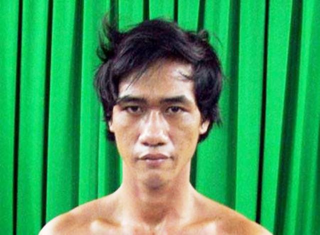 Án chung thân cho kẻ giết, hiếp cụ bà 75 tuổi - 1 Nguyễn Giang Anh thời điểm bị bắt sau khi gây án. (Ảnh: CTV)