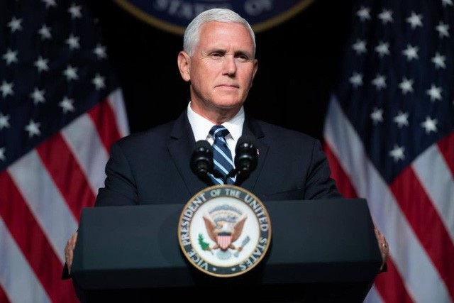 Tổng thống Trump cử cấp phó mang chiến lược đối phó Trung Quốc đến châu Á - 1 Phó Tổng thống Mỹ Mike Pence (Ảnh: AFP)