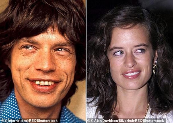 Con trai 2 tuổi giống hệt rocker gạo cội Mick Jagger - 5
Con gái thứ hai - Jade (47 tuổi, ảnh phải) - là kết quả của cuộc hôn nhân đầu giữa Mick với nữ diễn viên Bianca Pérez-Mora Macías. Jade giống cha ở lúm đồng tiền.
