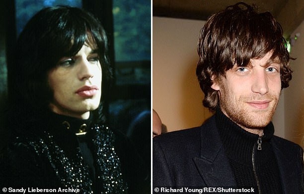 Con trai 2 tuổi giống hệt rocker gạo cội Mick Jagger - 7
Cậu con trai James (33 tuổi) cũng có nhiều nét giống Mick Jagger.