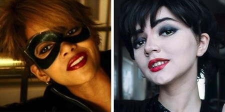 Bất ngờ với cô gái có tài biến hoá thành các nhân vật nổi tiếng - 16 Còn đây là nàng Catwoman xinh đẹp phiên bản nước Nga