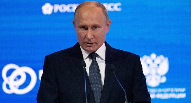 Ông Putin kể chuyện từng từ chối làm tổng thống - 1 Tổng thống Nga Vladimir Putin (Ảnh: Sputnik)