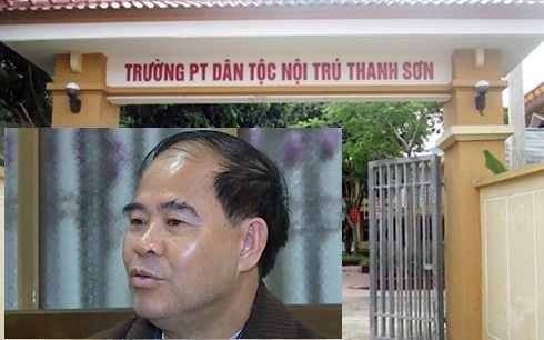 Bắt tạm giam Hiệu trưởng dâm ô hàng chục nam sinh ở Phú Thọ - 1 Ông Đinh Bằng My - hiệu trưởng trường Phổ thông dân tộc nội trú Thanh Sơn.