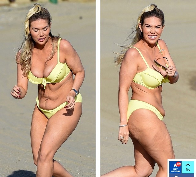 Giảm cân sốc, Frankie Essex lộ da nhăn nheo - 4
Người đẹp 30 tuổi từng bị chê quá béo khiến cô sợ hãi việc mặc áo tắm