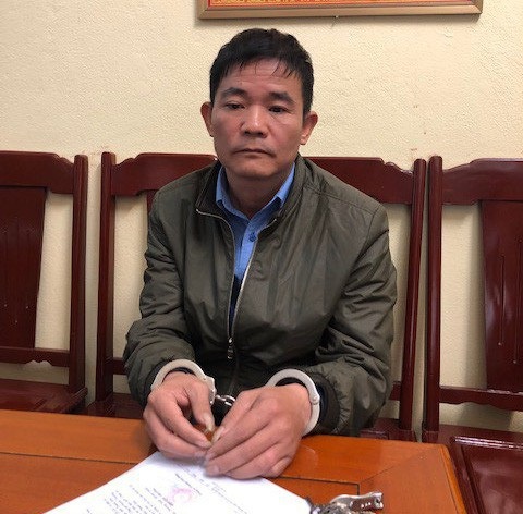 Vụ cán bộ huyện bị bắt: Gây thiệt hại hơn 800 triệu đồng - 2 Đối tượng Lê Ngọc Thiên tại Cơ quan CSĐT.