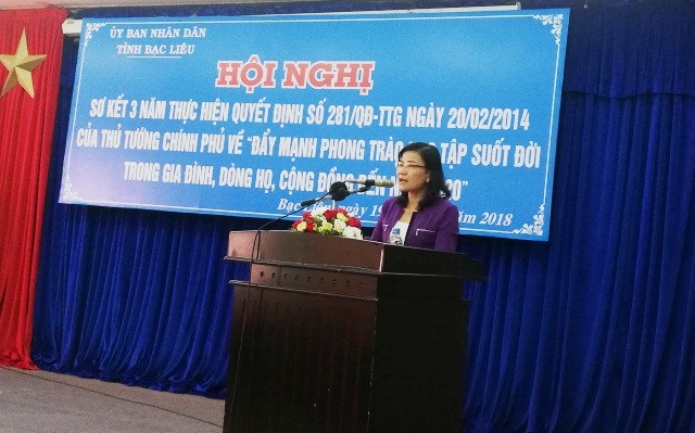 Bạc Liêu: 3 năm thực hiện đề án 281, hơn 100.000 gia đình học tập được công nhận - Ảnh 2. Bạc Liêu: 3 năm thực hiện đề án 281, hơn 100.000 gia đình học tập được công nhận - Ảnh 2.