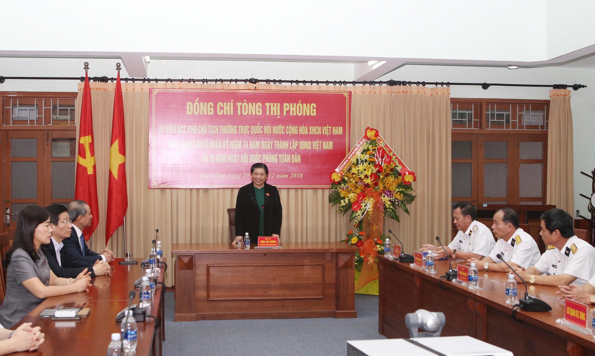 Phó Chủ tịch Quốc hội thăm Bộ Tư lệnh Vùng 3 Hải quân - Ảnh 1. Phó Chủ tịch Quốc hội thăm Bộ Tư lệnh Vùng 3 Hải quân - Ảnh 1.