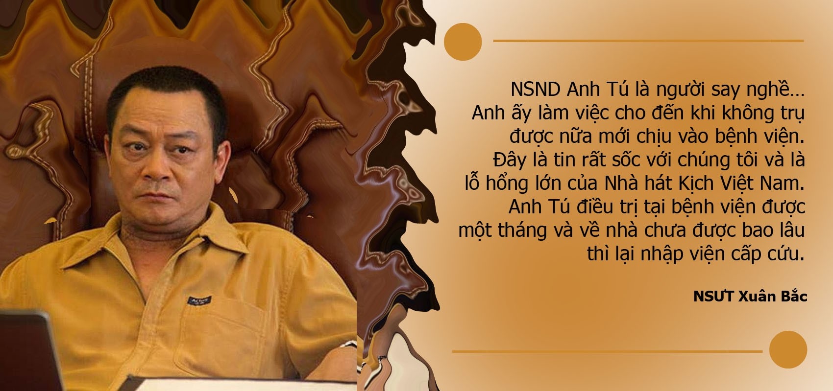 NSƯT Chí Trung vẫn muốn làm “Táo”; chuyện bệnh tình giấu kín của nhiều nghệ sĩ gạo cội - Ảnh 2. NSƯT Chí Trung vẫn muốn làm “Táo”; chuyện bệnh tình giấu kín của nhiều nghệ sĩ gạo cội - Ảnh 2.