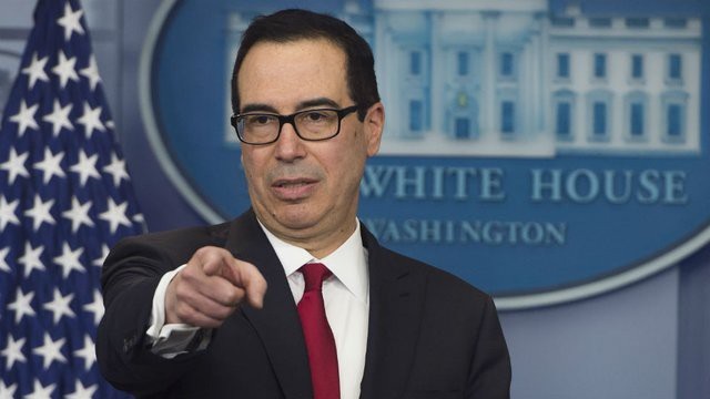 Mỹ "giáng đòn" trừng phạt hàng loạt nhân viên tình báo Nga - 1
Bộ trưởng Tài chính Mỹ Steve Mnuchin (Ảnh: Getty)