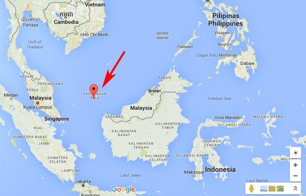 Indonesia lập căn cứ quân sự ở Biển Đông - 2
Quần đảo Natuna nằm ở rìa phía nam Biển Đông (Ảnh: Google map)