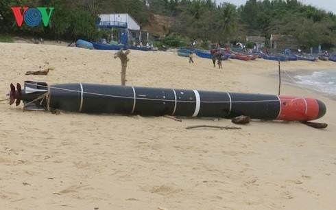 Ngư lôi phát hiện ở Phú Yên là ngư lôi bắn tập của Trung Quốc - Ảnh 1. Ngư lôi phát hiện ở Phú Yên là ngư lôi bắn tập của Trung Quốc - Ảnh 1.