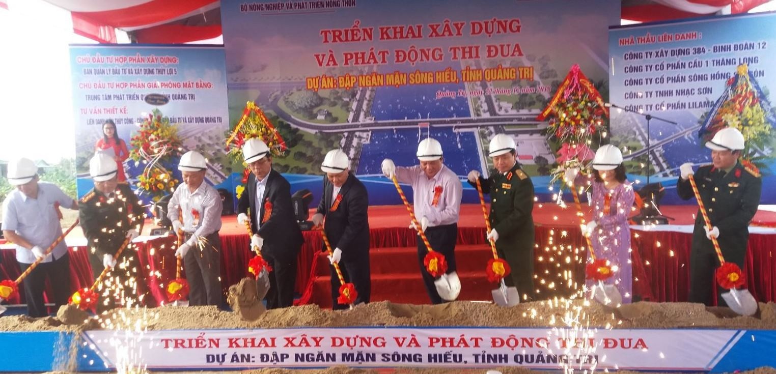 Xây dựng đập ngăn mặn 500 tỷ đồng trên sông Hiếu - Ảnh 2. Xây dựng đập ngăn mặn 500 tỷ đồng trên sông Hiếu - Ảnh 2.