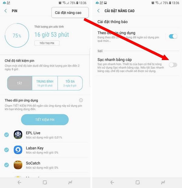 Bạn có biết: Vì sao nên vô hiệu hóa chức năng sạc nhanh trên smartphone? - Ảnh 2. Bạn có biết: Vì sao nên vô hiệu hóa chức năng sạc nhanh trên smartphone? - Ảnh 2.