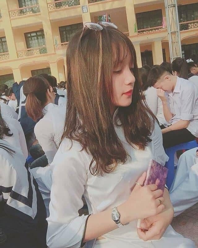 Nữ sinh Hưng Yên gieo thương nhớ với bức ảnh đi học quân sự - Ảnh 8. Nữ sinh Hưng Yên gieo thương nhớ với bức ảnh đi học quân sự - Ảnh 8.