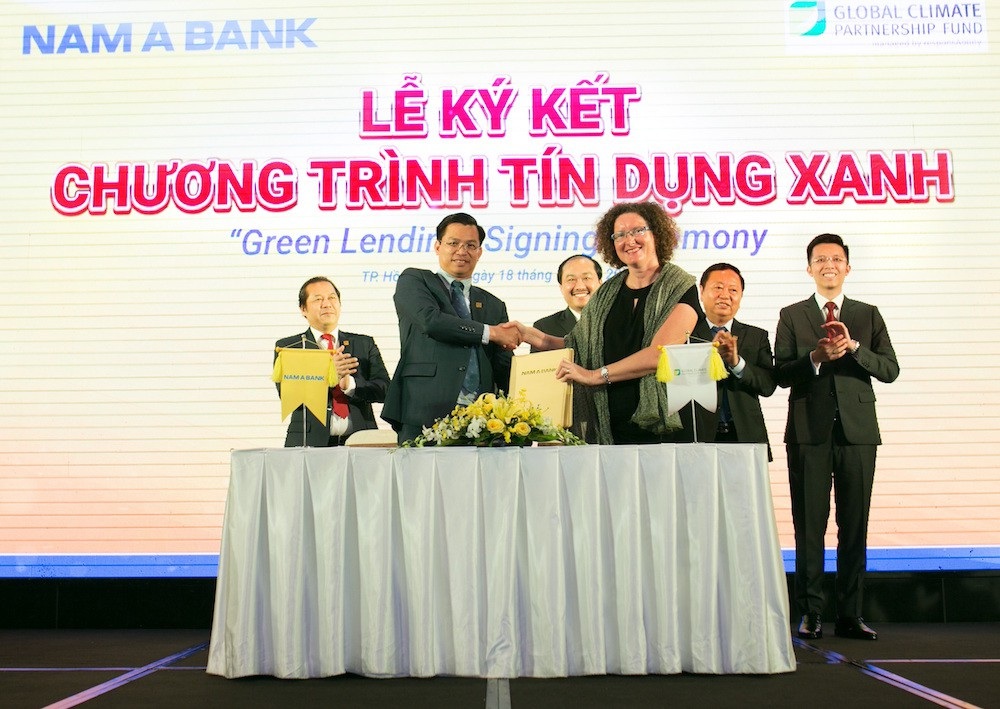 Nam A Bank và GCPF ký kết triển khai chương trình “Tín dụng xanh” - Ảnh 1. Nam A Bank và GCPF ký kết triển khai chương trình “Tín dụng xanh” - Ảnh 1.