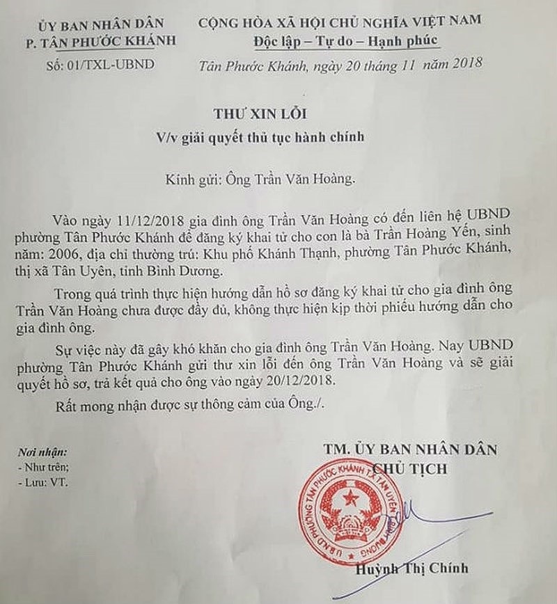 Thủ tướng chỉ đạo xử lý vụ con bị tai nạn chết, bố đi khai tử 3 lần không được - Ảnh 4. Thủ tướng chỉ đạo xử lý vụ con bị tai nạn chết, bố đi khai tử 3 lần không được - Ảnh 4.