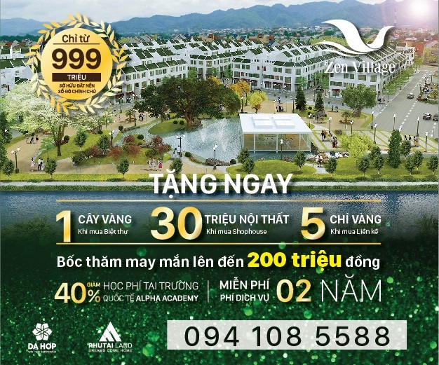 Chính sách Vàng hấp dẫn tặng khách hàng mua “Nhà bên suối” tại Zen Village Hòa Bình - Ảnh 2. Chính sách Vàng hấp dẫn tặng khách hàng mua “Nhà bên suối” tại Zen Village Hòa Bình - Ảnh 2.