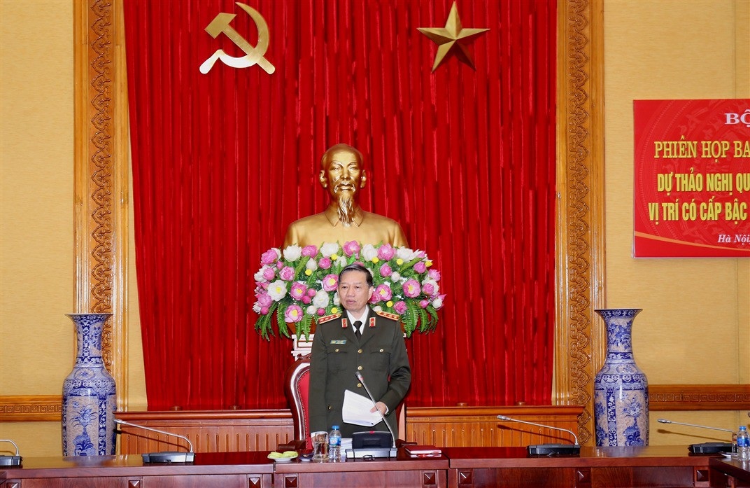 Bộ Công an có không quá 6 Thứ trưởng đeo hàm Thượng tướng - Ảnh 1. Bộ Công an có không quá 6 Thứ trưởng đeo hàm Thượng tướng - Ảnh 1.