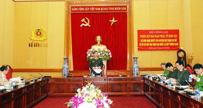 Bộ Công an có không quá 6 Thứ trưởng đeo hàm Thượng tướng - Ảnh 2. Bộ Công an có không quá 6 Thứ trưởng đeo hàm Thượng tướng - Ảnh 2.