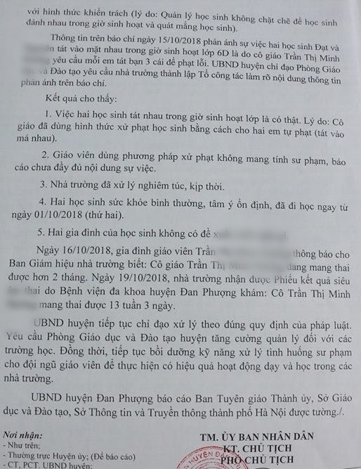 Những cái tát trong lớp gây xôn xao dư luận năm 2018 - Ảnh 4. Những cái tát trong lớp gây xôn xao dư luận năm 2018 - Ảnh 4.