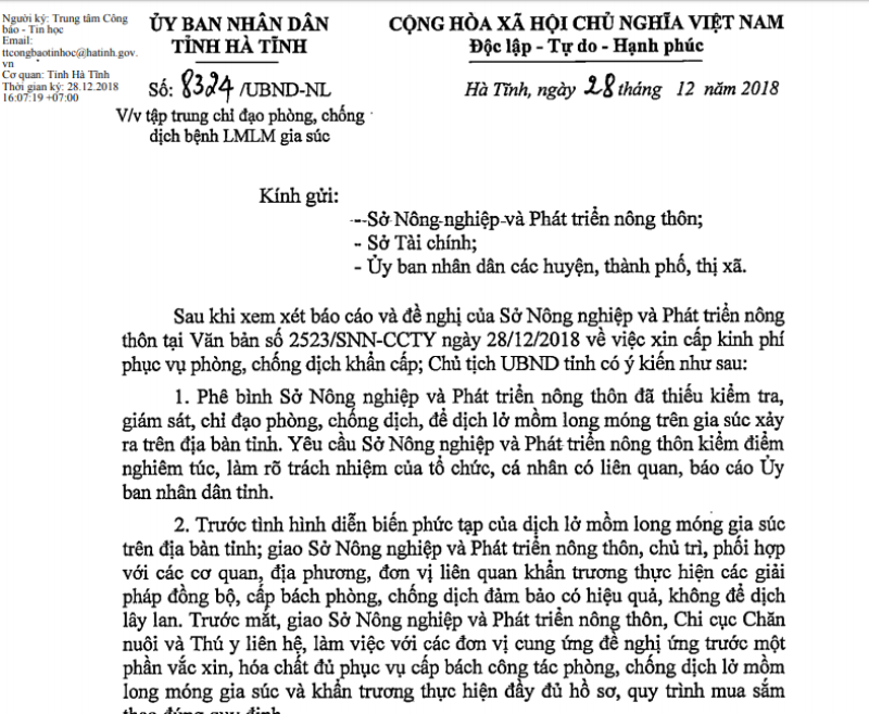 Yêu cầu làm rõ trách nhiệm vì để xảy ra dịch lở mồm long móng - Ảnh 2. Yêu cầu làm rõ trách nhiệm vì để xảy ra dịch lở mồm long móng - Ảnh 2.