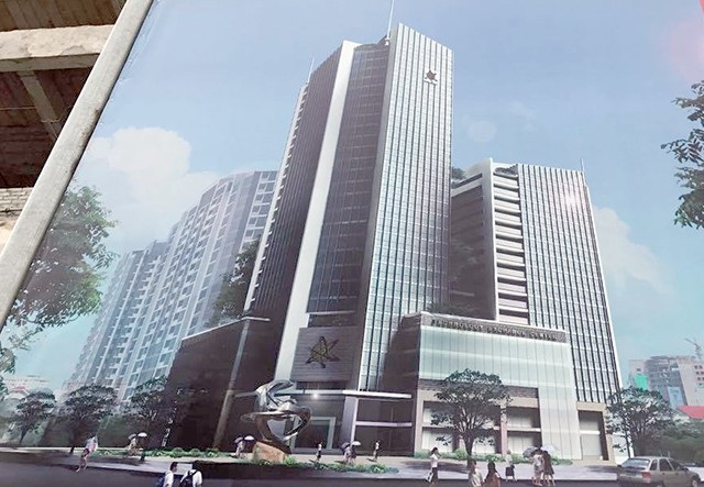 Hà Nội chi hơn 660 tỷ đồng xây Khu Liên cơ cho hàng loạt sở ngành - 1 Sở Xây dựng Hà Nội sẽ chuyển đến tòa nhà 27 tầng trên đường Võ Chí Công để nhường đất xây Khu Liên cơ
