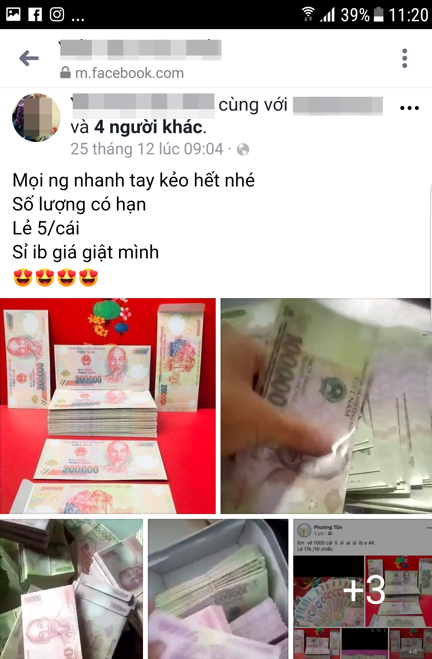 Tết 2021 Bao lì xì in hình tiền Việt Nam sẽ bị phạt đến 50 triệu đồng