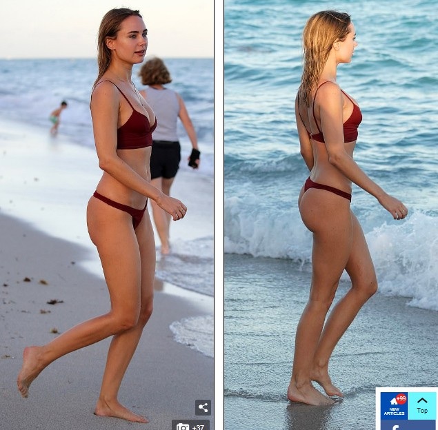 Kimberley Garner đẹp hút hồn trên biển - Ảnh 5. Kimberley Garner đẹp hút hồn trên biển - Ảnh 5.