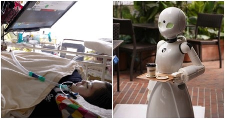 Độc đáo quán cà phê có nhân viên toàn là robot do người bại liệt điều khiển - 1 Một quán cà phê robot đặc biệt vừa xuất hiện tại Nhật Bản