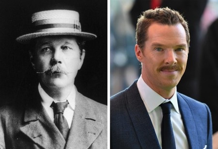 Điện ảnh và những câu chuyện “thâm cung bí sử” đầy bất ngờ - 6 Benedict Cumberbatch quả thực có mối nhân duyên không hề tầm thường với nhân vật thám tử lừng danh Sherlock Holmes khi ở ngoài đời thật, nam tài tử nước Anh là họ hàng xa của nhà văn Arthur Conan Doyle. Benedict Cumberbatch và Conan Doyle đều có chung ông tổ John of Gaunt, một trong năm người con của vua Edward III.
