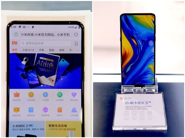 Xiaomi Mi Mix 3 5G sử dụng chip Snapdragon 855 và hỗ trợ kết nối mạng 5G