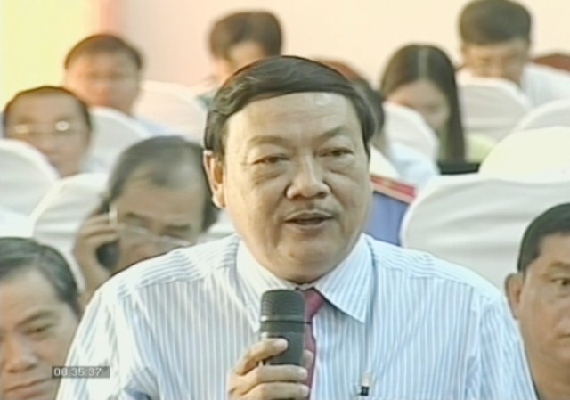 Giám đốc Sở Văn hóa Cà Mau: “Hát hò gây ồn nhưng mà vui” - 2 
Giám đốc Sở VH-TT&DL Cà Mau Trần Hiếu Hùng: Hát hò gây ồn nhưng mà vui.... (Ảnh: PTTH-CM)