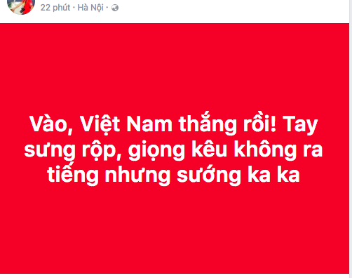 U23 Việt Nam chiến thắng, mạng xã hội phủ kín lời chúc các "anh hùng" - 9 U23 Việt Nam chiến thắng, mạng xã hội phủ kín lời chúc các "anh hùng" - 9