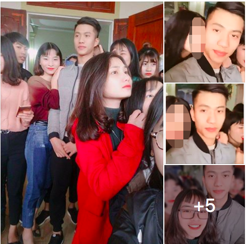 Tuyển thủ U23 Phan Văn Đức bị "hôn trộm", cộng đồng fan bất bình - 5 Văn Đức vui vẻ đón tiếp, chụp ảnh với fan.