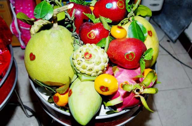 Cách bày mâm ngũ quả ngày Tết chuẩn nhất để cả năm 2018 "lộc lá" - 3 Cách bày mâm ngũ quả ngày Tết chuẩn nhất để cả năm 2018 "lộc lá" - 3