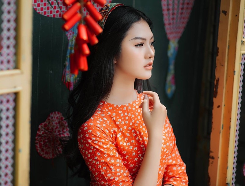 Hot girl xinh đẹp gửi lời chúc Tết độc giả báo Dân trí - 1 Hot girl xinh đẹp gửi lời chúc Tết độc giả báo Dân trí - 1
