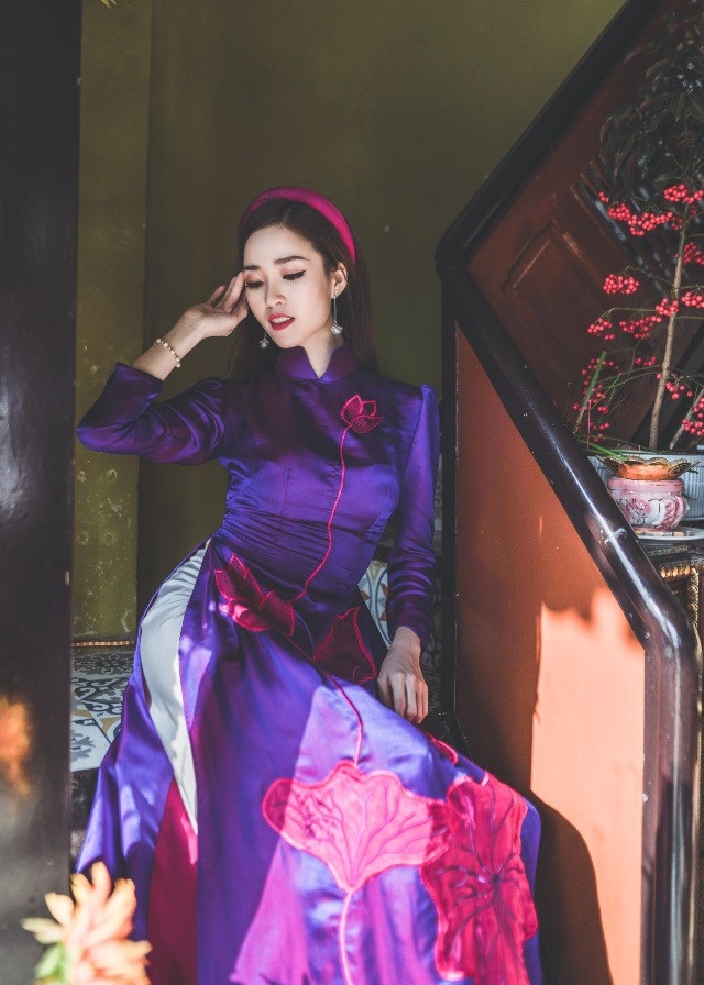 Hoa khôi sinh viên Cần Thơ đẹp dịu dàng đón Xuân - 8