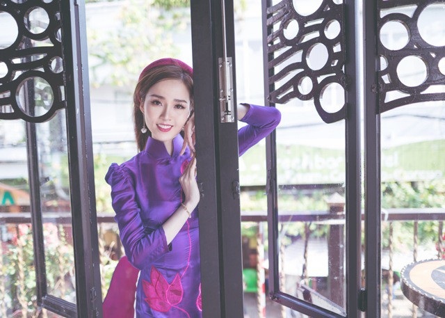 Hoa khôi Vũ Thanh Tú.