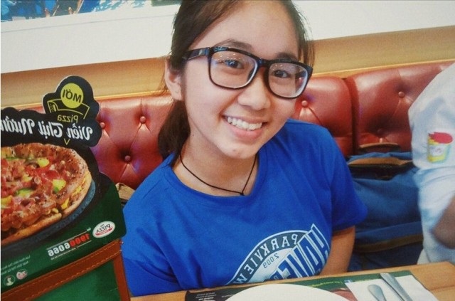 Học sinh Lương Mỹ Hoa (lớp 11 chuyên Địa, Trường THPT Chuyên Hùng Vương, Phú Thọ).