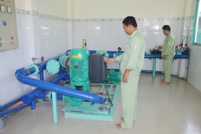 Độc đáo giếng nước nóng ở Sóc Trăng - 2 Một giếng nước khoáng nóng ở huyện Mỹ Xuyên, Sóc Trăng.
